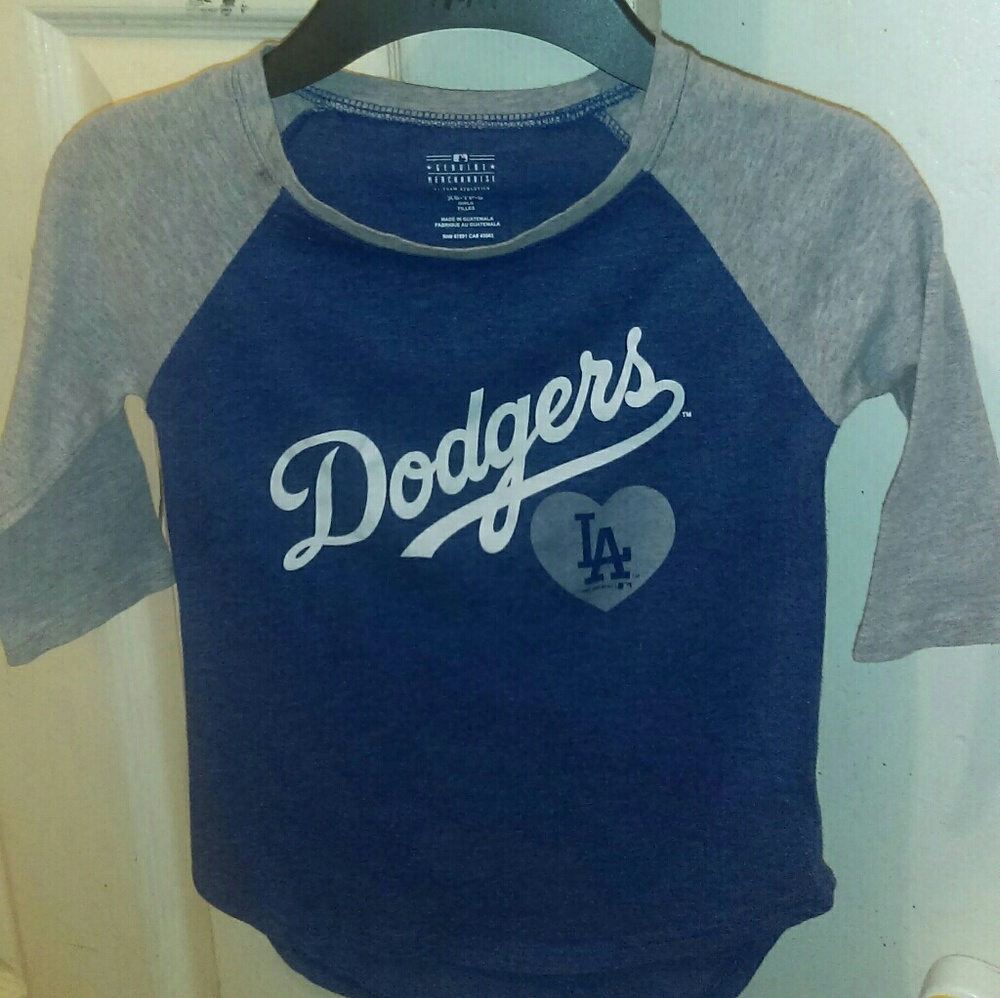 Dodger toddler girl tee